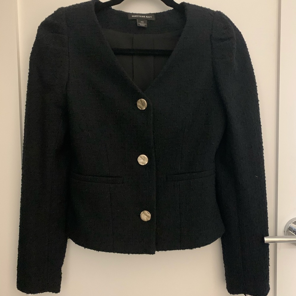 Tweed Crop Blazer